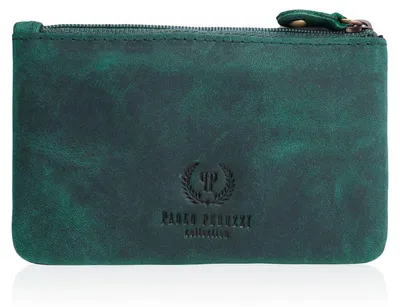 Produktbild von Paolo Peruzzi T-51-GR vintage grünes Leder Schlüsseletui