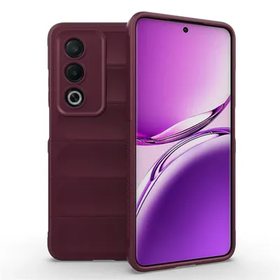 Productafbeelding van MobyDefend Hoesje - Geschikt voor Oppo A80 5G  -  TPU Gripcase - Paars