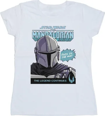 Produktbild von Star Wars The Mandalorian - T-Shirt für Damen BI43177 (XXL) (Weiß)