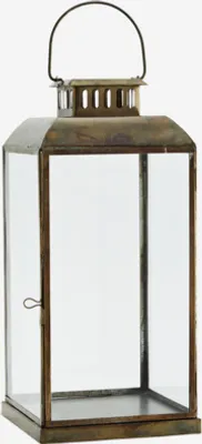Produktbild von Laterne aus Metall - 21 x 21 x 46cm