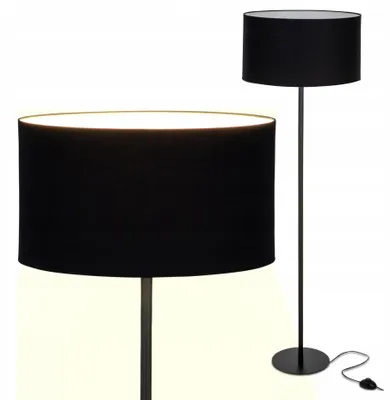 Produktbild von Cerlux Stehleuchte 135cm moderner Baumwollschirm für Wohnzimmer