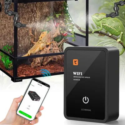 Intelligentes Bewässerungssystem für Terrarium, schwarz