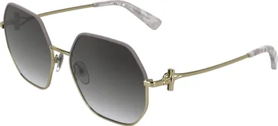 Produktbild von Longchamp LO191S Gold/gradient smoke 58/17/140 Damen Sonnenbrillen