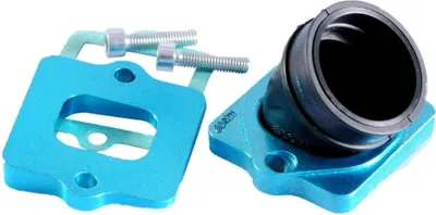 Image de Tubulure d'admission Polini 360 30/35mm avec spacer pour Piaggio 50 2T avec carburateur 24-30mm PWK, PHBH, VHST