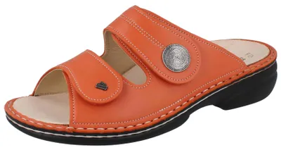 Produktbild von FINN COMFORT Sansibar Damen Pantolette orange Glattleder - Größe: 40