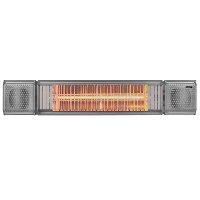 Obrázek produktu pro Eurom 334586, Nástěnný terasový ohřívač, Antracit, Hliník, Elektrický, 2000 W, IP65