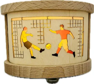 Produktbild von Teelichtlaterne Fussball Höhe 5,5cm NEU
