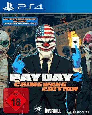 Obrázek produktu pro 505 Games Payday 2: Crimewave Edition, PS4, PlayStation 4, Režim multiplayer, Starší, Fyzické médium