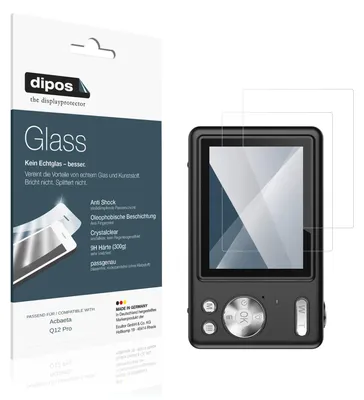Produktbild von 2x Schutzfolie für Acbaeta Q12 Pro - Anti-Shock 9H Folie dipos Glass Kunststoffglas