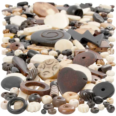 Produktbild von Creativ Company Naturmischung, Größe 5-30 mm, Lochgröße 1-2 mm, 300 gr 1 Karton