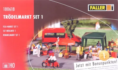 Produktbild von Faller 180618 Trödelmarkt Set 1 Spur H0 in