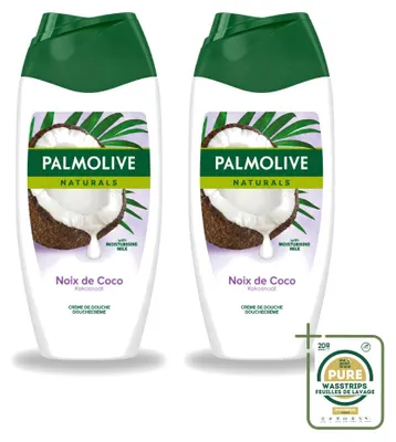 Produktbild von 2 x Palmolive Naturals Duschcreme Kokosnuss - 250 ml - Vorratspackung - 2 Stücke