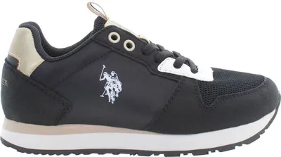 Produktbild von Bester Preis: Schwarzer Sportschuh für Kinder mit Kontrastdetails