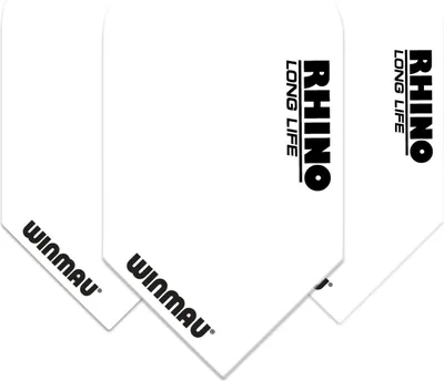 Produktbild von Winmau Dart Winmau Flights Rhino Slim Weiß 6910.107