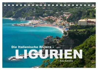 Produktbild von Die Italienische Riviera - Ligurien (Tischkalender 2027 DIN A5 quer), CALVENDO Monatskalender