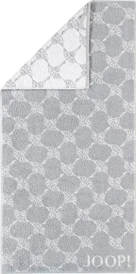 Produktbild von JOOP! Classic Cornflower Handtuch 50/100 cm, Farbe silber