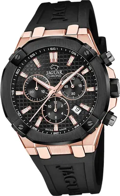 Produktbild von Jaguar Herren Uhr Silikonarmband schwarz D2UJ1015/1