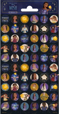 Image de Feuille d'autocollants Totum Disney Wish Mini