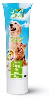 Zdjęcie produktu dla Pasztet w tubce do lizania dla psa LOVIDOG pasta smakowa gęsina 90g