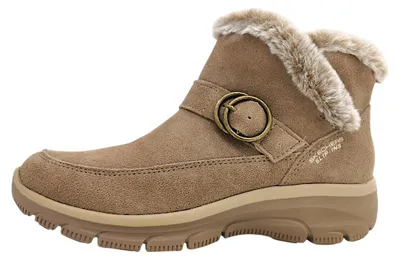 Image de Bottes d'hiver Skechers Easy Going pour femmes, couleur beige, chaussures de loisirs