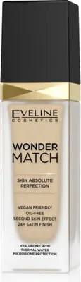 Zdjęcie produktu dla Eveline Cosmetics Wonder Match – podkład, długotrwały efekt, krycie, Odcień 10 light vanilla