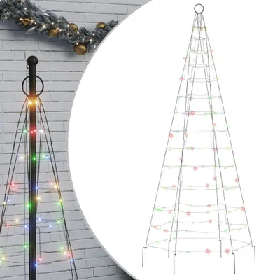 Zdjęcie produktu dla Choinka LED 200 diod LED Kolorowa 180 cm