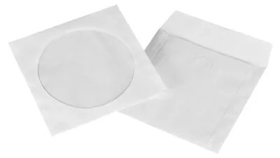 Produktbild von 1x100 Hama CD-ROM-Papierhüllen weiss 62672