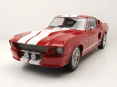 Produktbild von KK Scale 120173 Ford Shelby Mustang GT500 1967 rot weiß 1:12