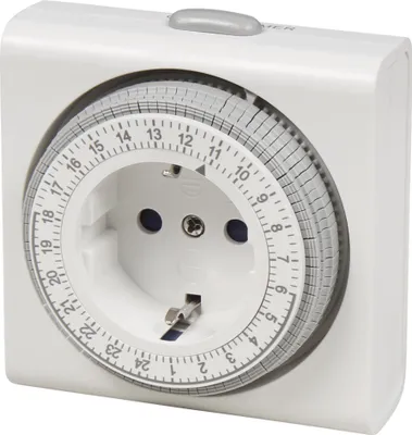 Produktbild von REV Zeitschaltuhr kompakt mechanisch weiss