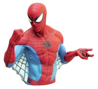 Produktbild von Monogram Spider-Man Bust Bank, Marvel Heroes, Blau, Rot, PVC, 1 Stück(e)