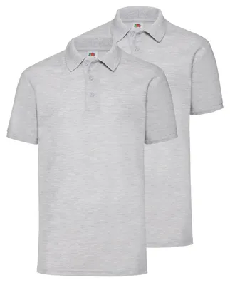 Produktbild von Doppelpack Fruit of the Loom 65/35 Polo + GRATIS MyShirt Stoffbeutel