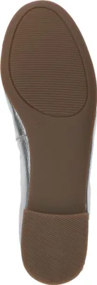 Produktbild von Caprice Damen Ballerina klassisch aus Leder mit Schleife 9-22111-46, Größe:41 EU, Farbe:Silber