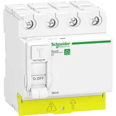 Image de Interrupteur différentiel SCHNEIDER R9PRA440 40A type A 30mA 3P+N peignable Resi9 XP