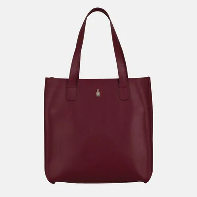 Productafbeelding van GILDA - Rode shopper-tas van leer