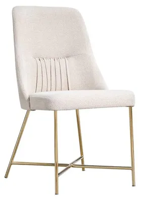 Produktbild von Grau-Weiße Esszimmer Möbel Esstisch Luxus 4x Polsterstühle Moderner Set