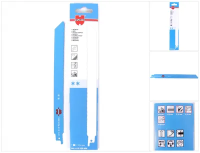 Produktbild von Würth 5 x Säbelsägeblätter Metall 228 mm ( 615 922 826 )