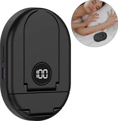 Produktbild von Bluetooth Schlafsoundbox Unterkissen, Mini Knochenschall Lautsprecher, tragbar, Timer, Handyhalter, TF-Karte, 20h Akku, 3W, für Schlaf & Entspannung