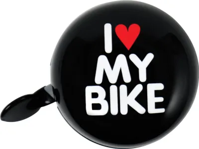 Image de Dresco Bicycle Bell Ding dong I Love My Bike
