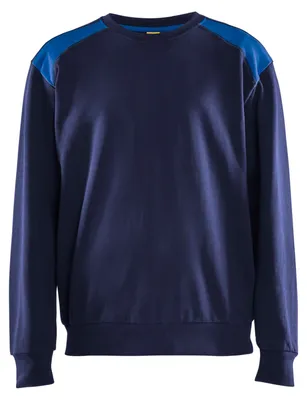 Produktbild von Blakläder Sweatshirt 3580, Farbe:Marineblau/Kornblau, Größe:4XL