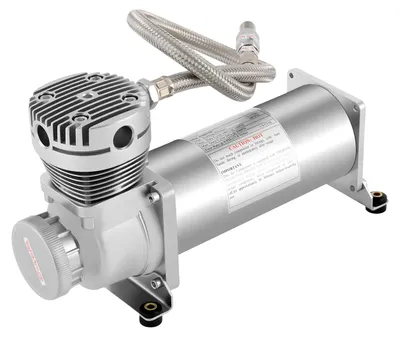 Produktbild von Luftfederung Kompressor Auto - Luftfahrwerkskompressor - 12V 300W - 200 PSI 50L/min - Schwerlast Luftkompressor Kit - Universal für Auto - Silber