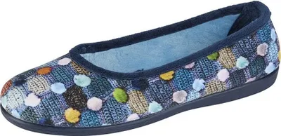 Immagine prodotto di Sleepers - Pantofole da donna "Samira", ballerina DF1995 (40,5 EU) (Blu)