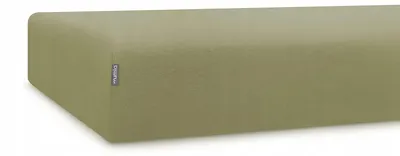 Produktbild von MUMLA Baumwoll-Spannbettlaken Khaki 100x200cm mit Gummizug