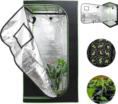 Immagine prodotto di Aopunly Growbox 120*60*180cm Serra per piante da interno Tenda serra