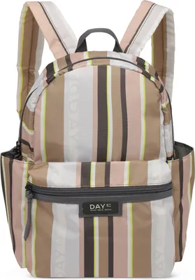 Produktbild von DAY ET Freizeitrucksack Rucksack mit Laptopfach Day Gweneth RE-P Stripe Backpack Tigers Eye beige mehrfarbig