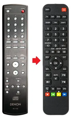 Produktbild von Ersatz Fernbedienung für Denon RC-1133 | RC-1131