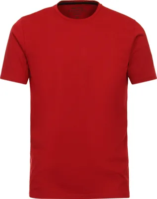 Produktbild von REDMOND Casual Herren T-Shirt Rundhals Comfort-Fit Jersey Rot XL