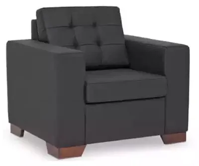 Produktbild von Sessel Büromöbel Luxus Schwarz Sitz Modern Polstersessel Arbeitzimmer