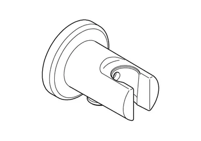 Produktbild von Grohe Relexa Wandanschlussbogen mit Brausehalter chrom - 28679000