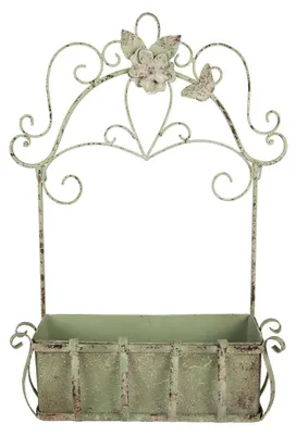 Produktbild von Clayre & Eef Pflanzenhalter 44x15x58 cm Grün Metall