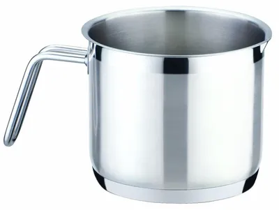 Immagine prodotto di Pentola da latte - Casseruola 14 cm - 1,8 litri - Acciaio inossidabile - Induzione - Beccuccio